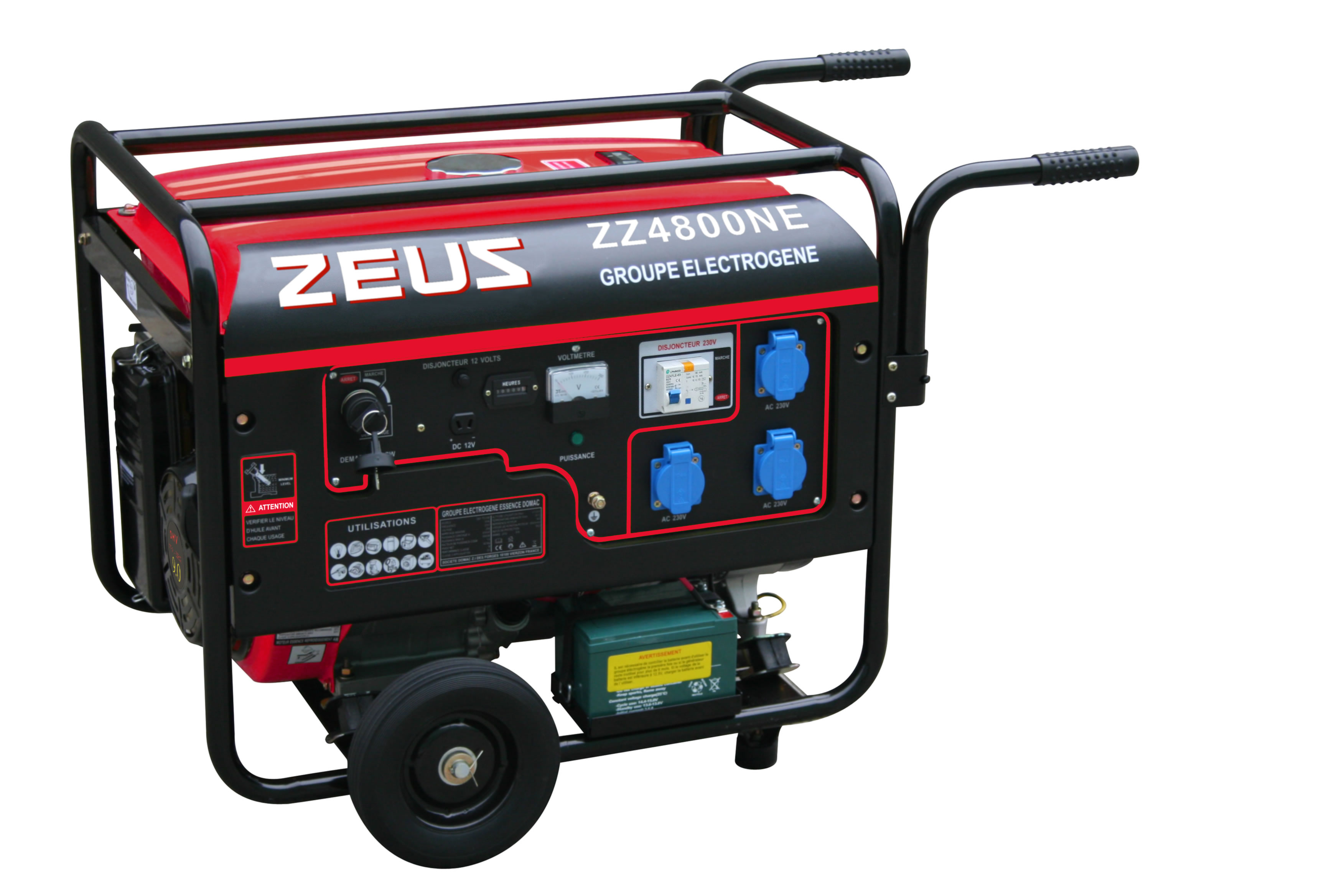 Groupe électrogène essence 4500 W - DOMAC